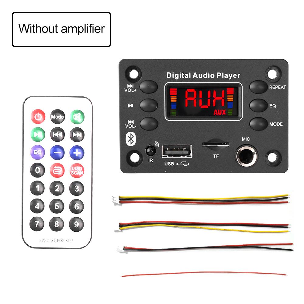 DC7-16V Bluetooth Audio Decoder Board Audio Module USB FM Radio Lossless MP3 WMA FLAC APE Decoder Board Module Musik-Player