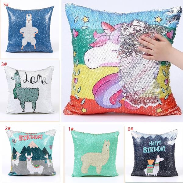 flip sequin body pillow