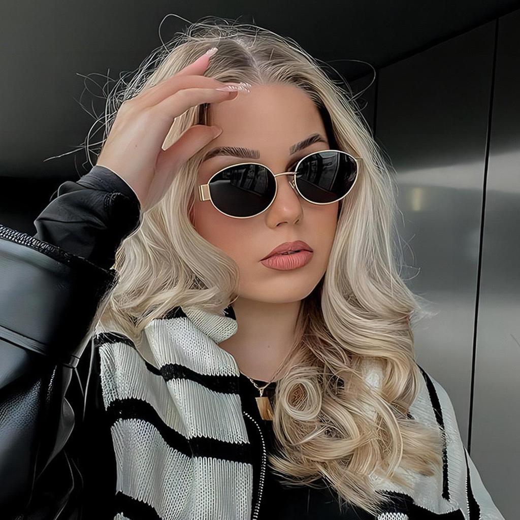 Retro Ovale Sonnenbrille für Damen – Street Style, Hochwertiger Koreanischer UV-Schutz