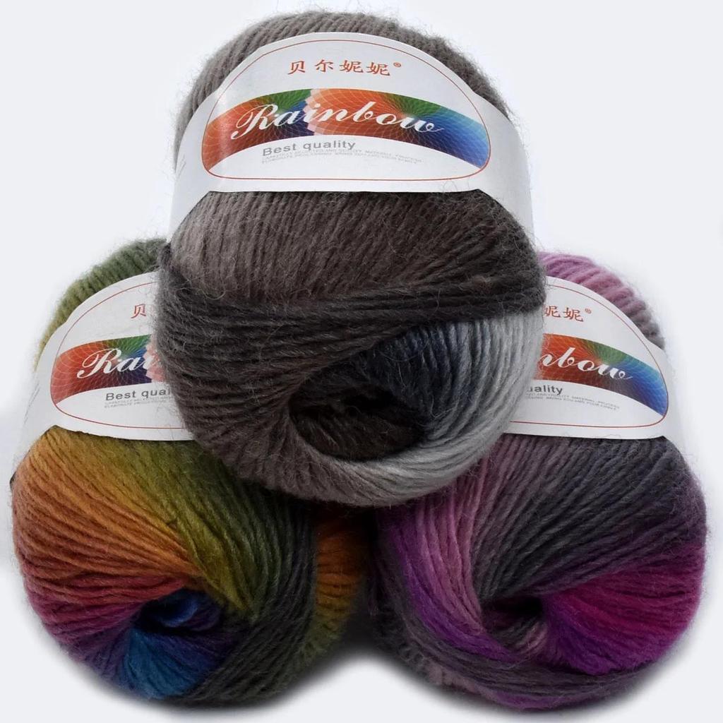 6pcs 300g Australian Wool Yarn Bundle Premium Merino Wool for Knitting & Crochet Super Soft Chunky Weight Yarn for Shawls Natural Fiber Craft Supplies