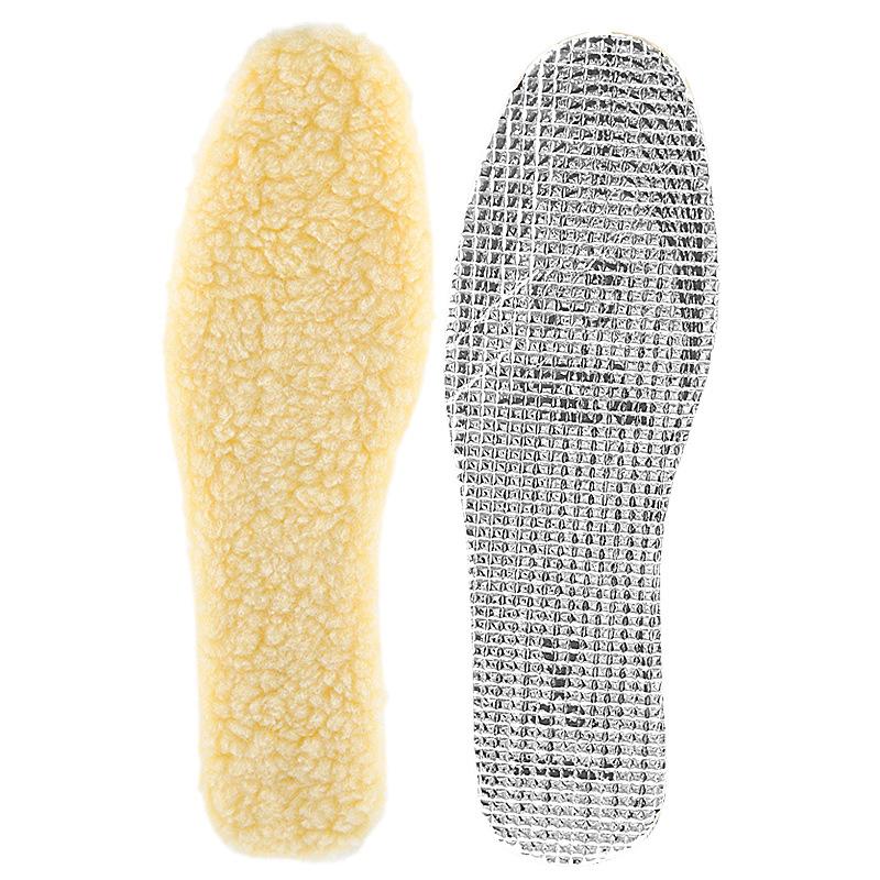 Unisex Adult  Warm Sheep Cake Velvet Insole, Moisture-Proof And Cold-Proof, Breathable Double-Sided Winter Foot Protection, Warm Insoles