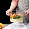 Luxuriöse Hitzebeständige klare Große Aufbewahrung Obstsalat Glasschalen