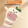 Toothpaste Baby Food Grade Silicone Apple Hand Grab Bite Glue Small Moon Age Soothing Oral Gloves Grinding Stick
