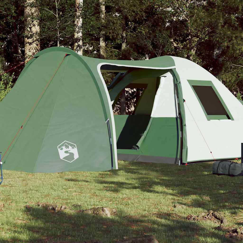 Vidaxl Family Tent, 6-Person, Dome, Green, Waterproof