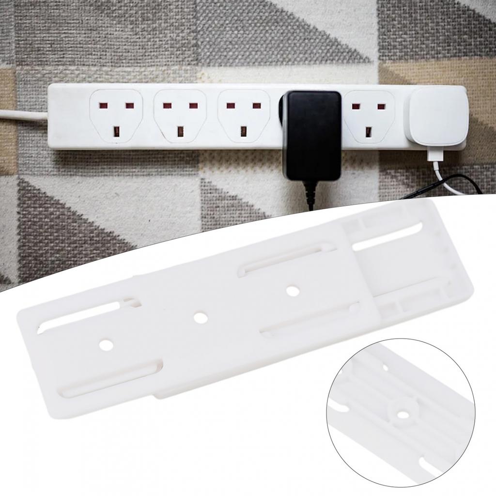 Convenient Wall Mount Power Strip Holder for Kitchen Bathroom and Office