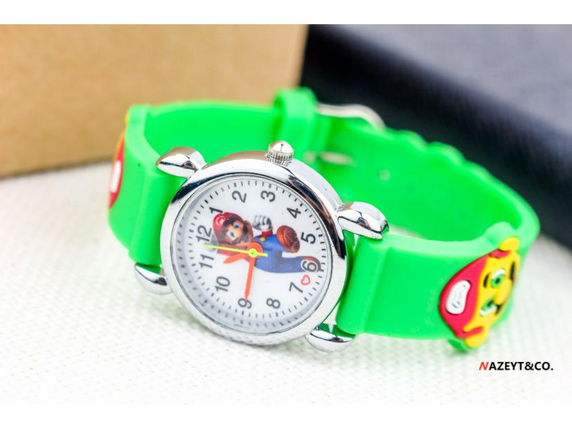 3D Silicone Cartoon Quartz Watch for Kids