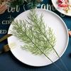 1/60pcs Artificial Pine Branches Fake Plant Leaves Green Pine Tree Branches Christmas Tree Ornaments New Year Party Decoration