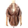 Popular imitation fur shawl lapel bride cheongsam European and American autumn and winter imitation fox fur cape shawl