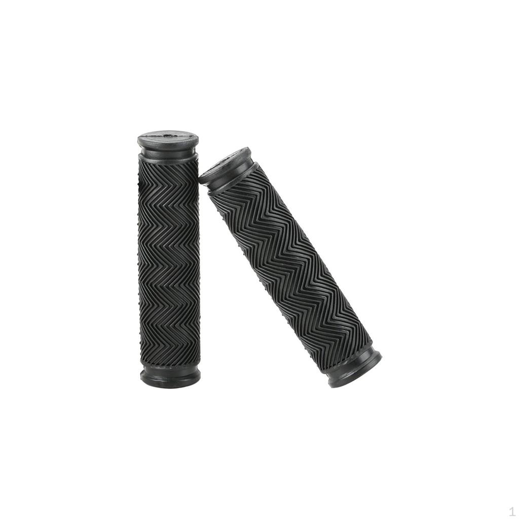 2 Pieces Bike Grips Handle Foldable Bikes Replacement Cycling Rubber Hand Grip Mountain