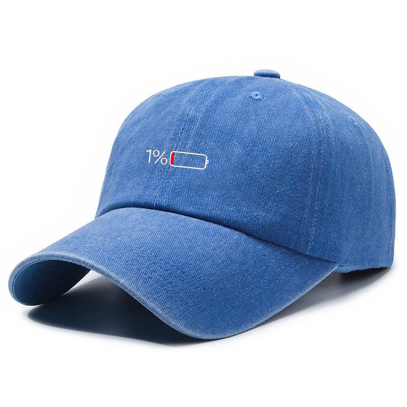 Vintage Wash Cotton Baseball Cap With Curved Brim For Casual Style And Sun Protection