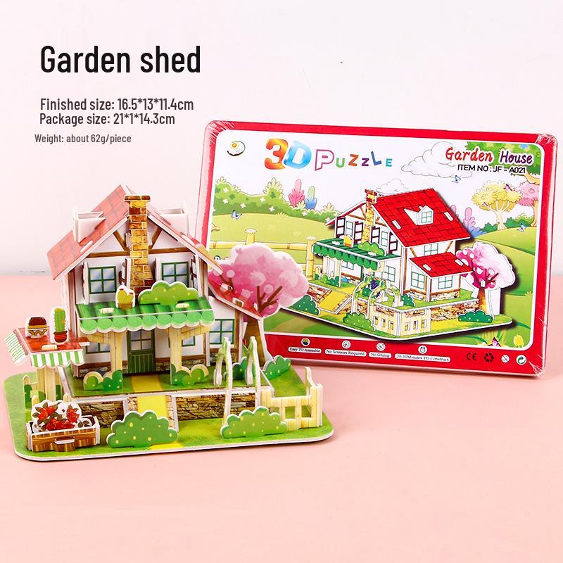 Creative 3D Cartoon Puzzle for Children Ages 3-6 – DIY Educational Toy Gift
