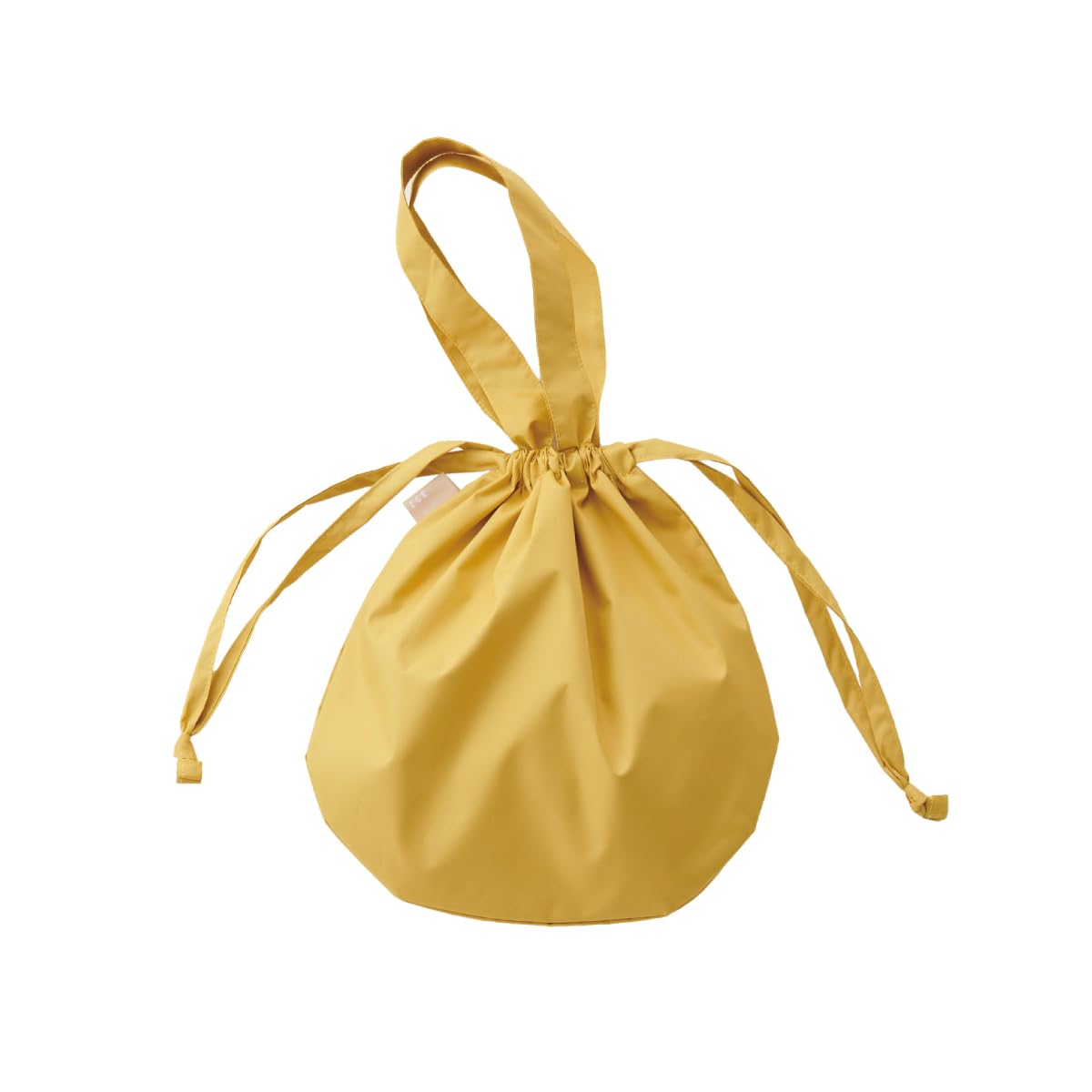 

392plusm Drawstring Bag, Water-Repellent, Lightweight, Polyester, Compact, Storage Bag for Lunch Boxes, Clothes, Travel, and Small Items, Simple