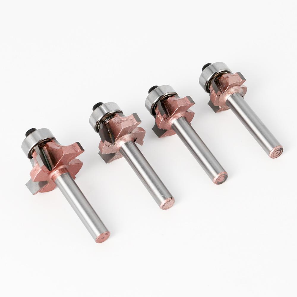 Four-Blade Rounded Corner Knife, Edge Banding Knife, Forward Rotation And Reverse Rotation, Double R Line Knife, Woodworking Decoration Cabinet Door