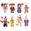 Anime Figure Kit 8Pcs Cartoon Circus Character Figure, PVC Animation Inspired Model, Collectible Figurine Desk Decoration for Home Office, Gift