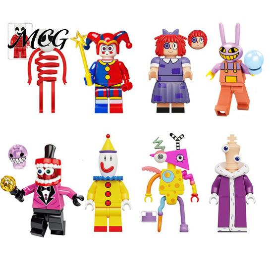 Anime Figure Kit 8Pcs Cartoon Circus Character Figure, PVC Animation Inspired Model, Collectible Figurine Desk Decoration for Home Office, Gift