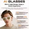 New AI Smart Glasses 800W HD Pixel Camera Video Recording Outdoor Sport Sunglasses Translation Voice Call Bluetooth Glasses Music Playback 32GB Memory