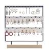 Solid Wood Iron Art Earring Holder Jewelry Display Stand for Home Storage and Hanging Ear Studs.