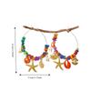 Tassel Starfish Dangle Earrings Bead Drop Earrings Fashion Jewelry Irregular Earrings  Party