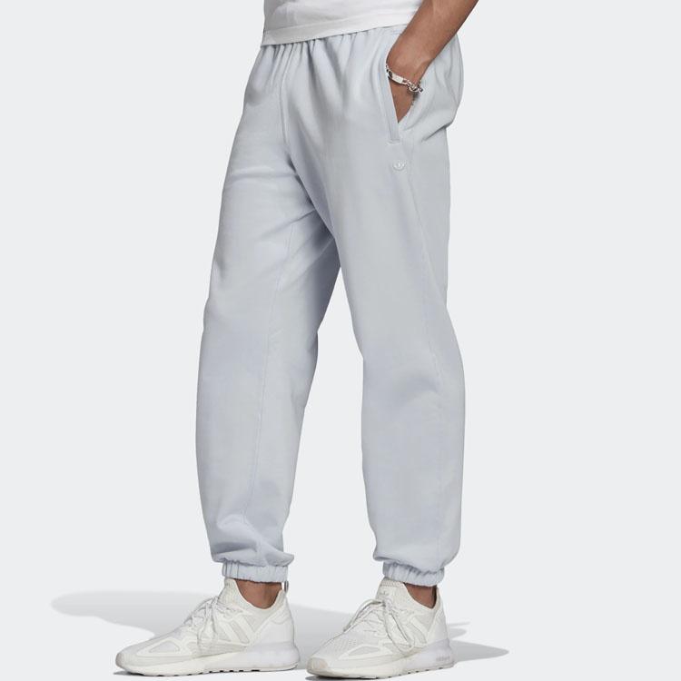 adidas Originals Clover Casual Loose Cuff Joggers with Elastic Waist Men Bottoms Halo-Blue GN3369