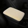 Fluffy Furry Car Armrest Cover, Short Plush Auto Center Console Cover Fashion Car Consoles Seat Box Protector Car Armrest Seat Box Cover Universal
