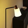 Floor Lamp with 350 degrees Rotatable Head, Modern Standing Lamp with 3000K/4000K/6500K Colour Temperatures for Living Room Bedroom Office, Black