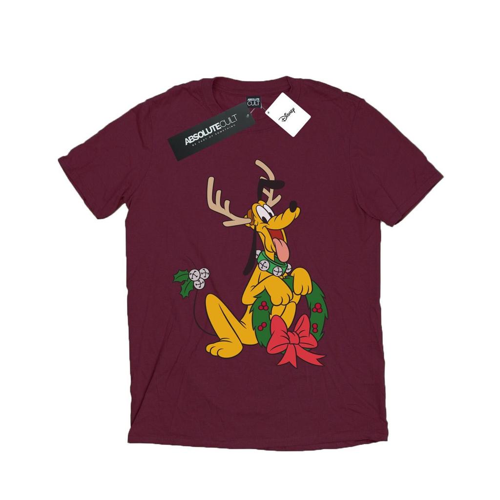 Disney Pluto-Weihnachts-Rentier-T-Shirt für Herren