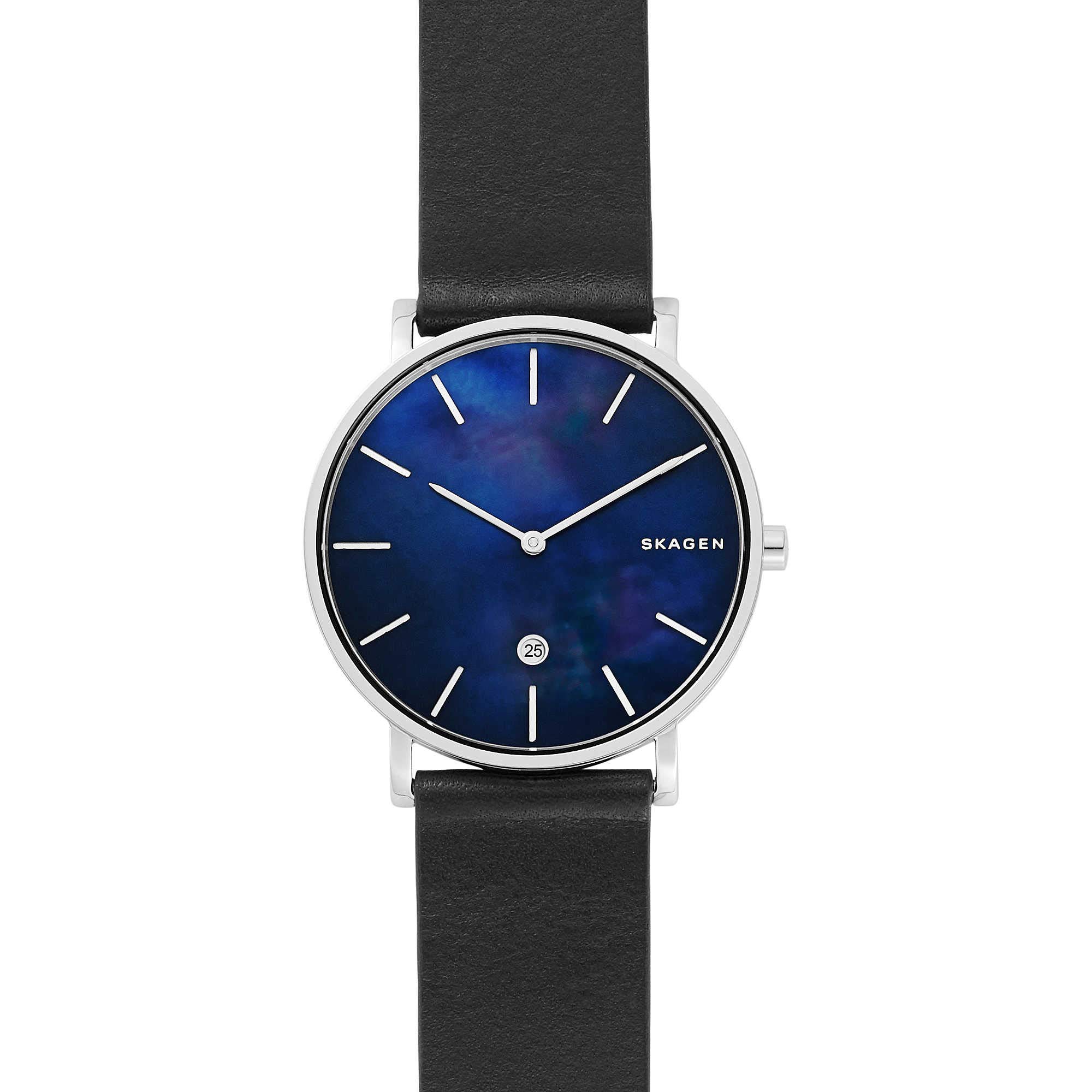 

Skagen Hagen Slim Minimalist 3 Hand Watch 40mm Black/Blue
