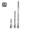 1/4“ Socket Ratchet Extension Bar Hand Tools Chrome Plated Steel Socket Ratchet Extension Bar 3pcs Car Tire Repair Hand Tools