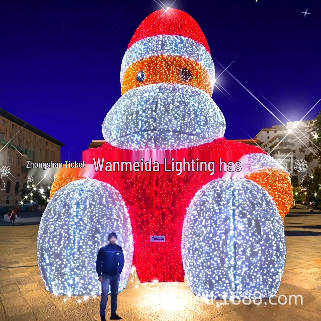 Outdoor LED 3D Snowman Christmas Light - Waterproof Festival Decoration