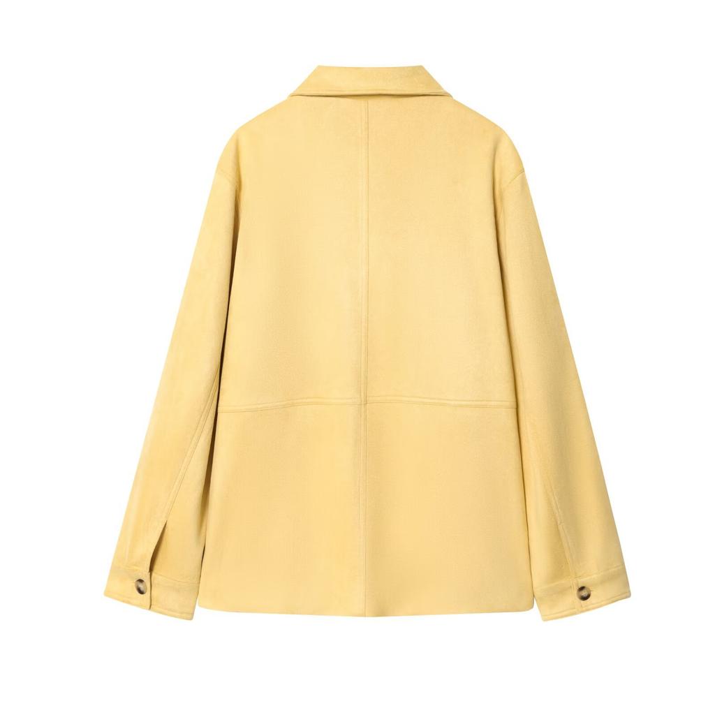 European and American style, new women's clothing, fashionable, casual and versatile, suede jacket 4341/744