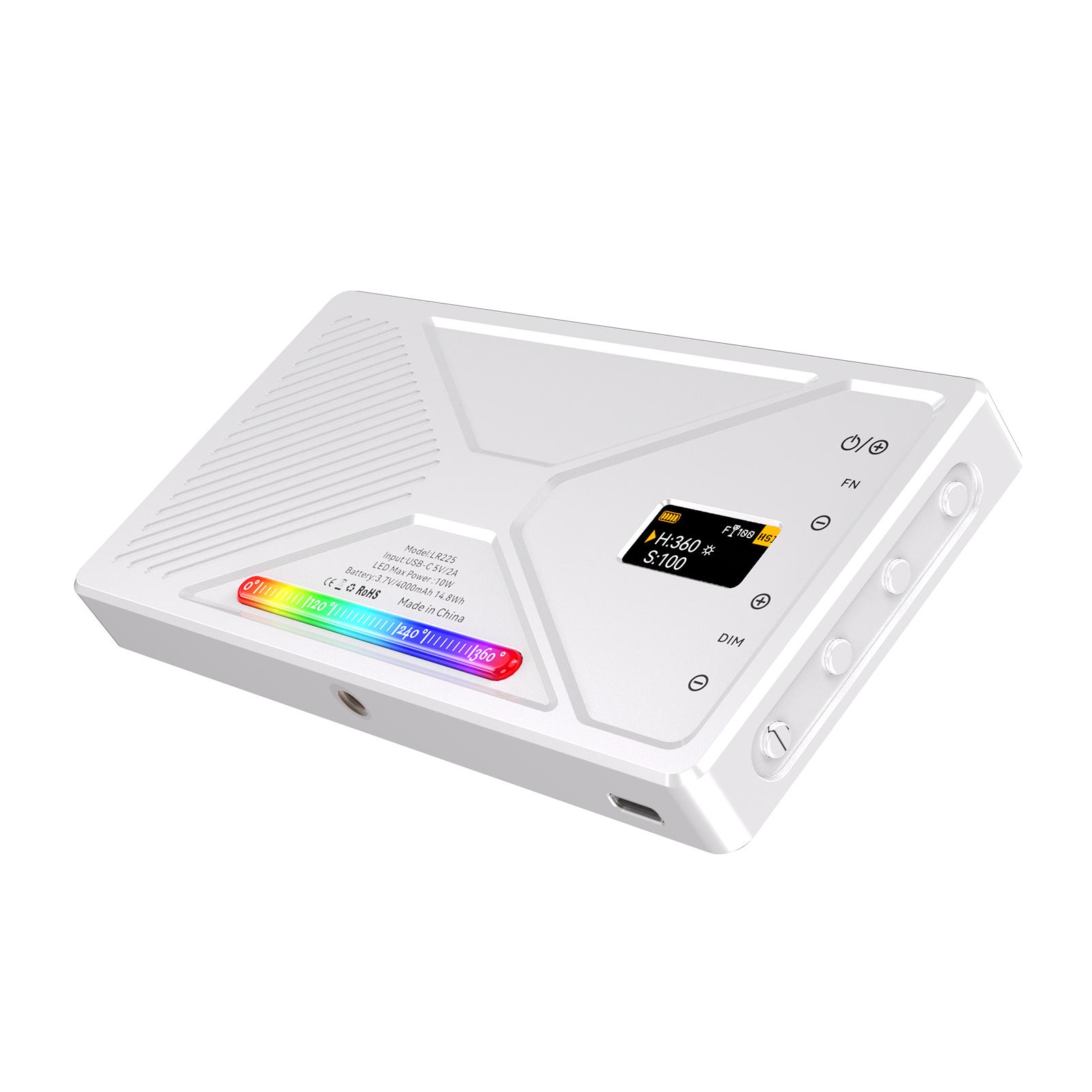 

Карманный RGB видеосвет Светодиодный свет для фотографии 2500K-9900K Диммируемый 24 сценических эффекта Видеоконференция