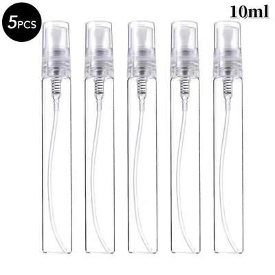 Clear Empty Small Spray Bottle, Fine Mist 2oz/55ml Refillable Pocket Size Sprayer Plastic Travel Bottle Set Makeup Bottle,
