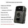 Hunting Camera with IP66 Waterproof and Night Vision for Outdoor Animal Tracking and Recording