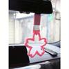 1pc Colorful Cherry Blossom Car Roof Handle with Warning Trailer Strap and Rear Bumper Ring