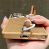 Magnetyczne matowe etui do Samsung S25 Ultra/S24 FE ze stojakiem na obiektyw