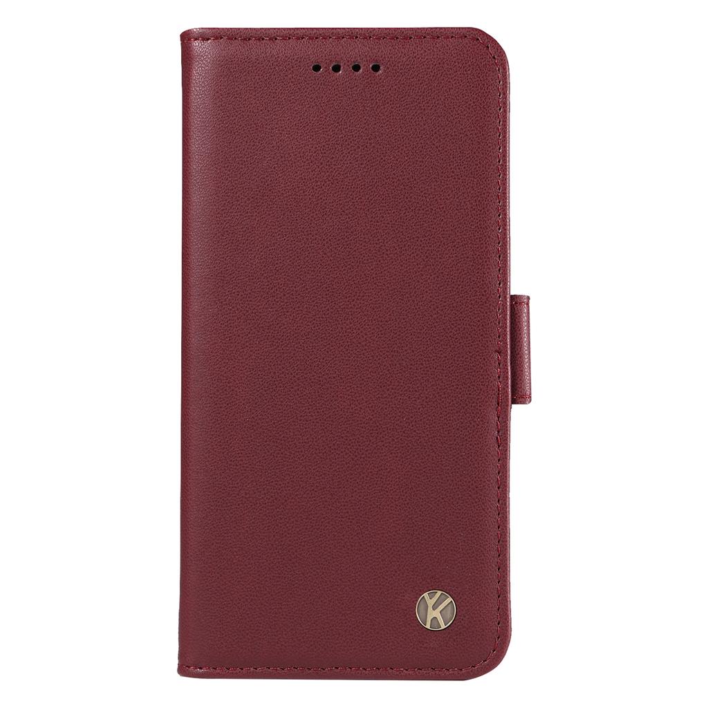 YIKATU YK-003 For Xiaomi Redmi Note 14 Pro+ 5G/Note 14 Pro 5G/Poco X7 5G Case Wallet Stand Leather Phone Cover Side Buckle