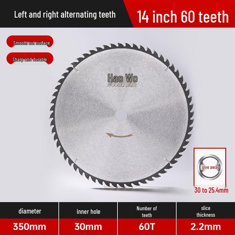 Anti-Nail Carbide Woodworking Saw Blade, Aluminum Cutting, 4-7 Inch for Handheld Angle Grinders