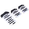 3Pcs/set Universal Car Manual Series Automatic Brake Accelerator Non-slip Foot Rest Pedal Pad Cover Car Accessories