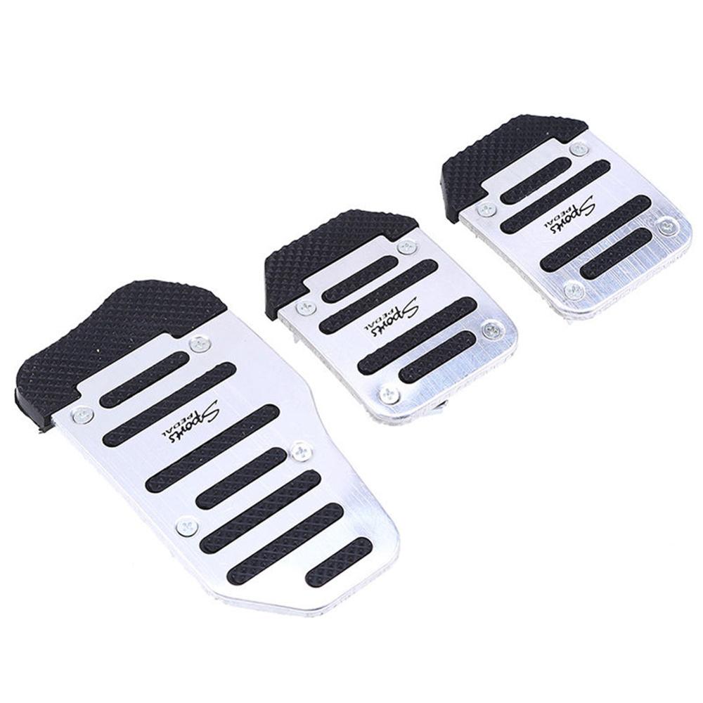 3Pcs/set Universal Car Manual Series Automatic Brake Accelerator Non-slip Foot Rest Pedal Pad Cover Car Accessories