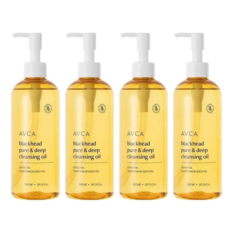 Abka Blackhead Pure & Deep Cleansing Oil, 300ml, 4 pcs