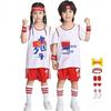 Kids' Basketball Uniform Set - Red Performance Costume for Kindergarten & Elementary School Graduations