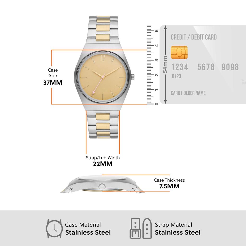 Skagen Analog Stainless Steel Watch SKW6870 Men's