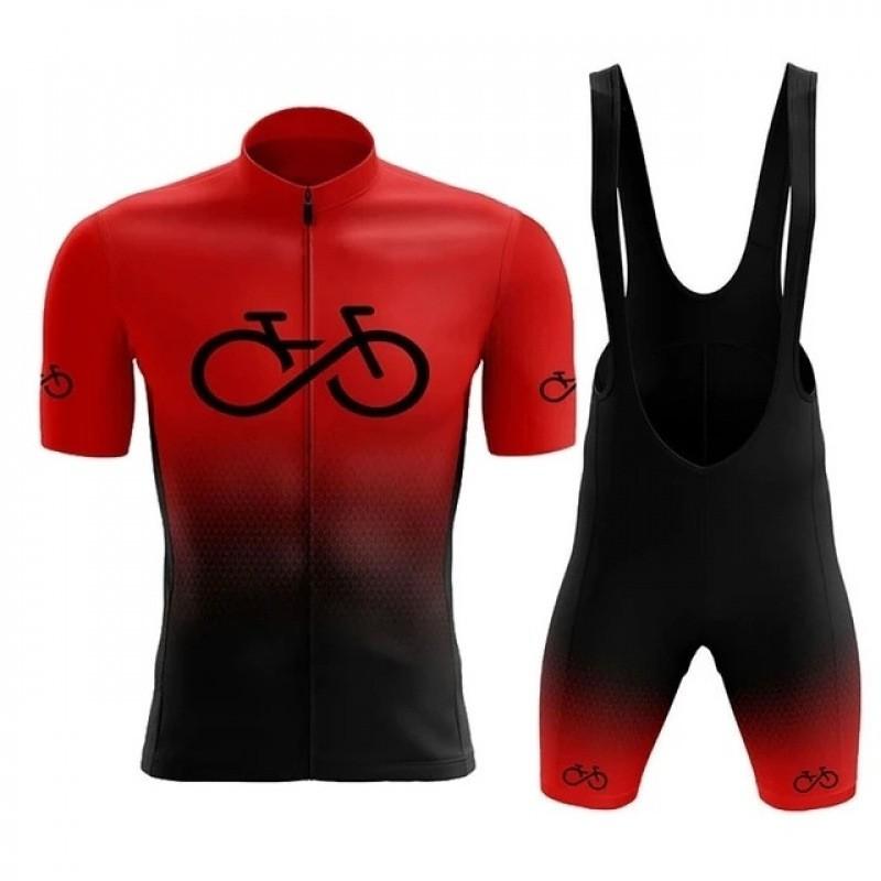 Mens Cycling Shorts Jersey Set Quick-Dry Breathable Mountain Road Bike Riding Apparel