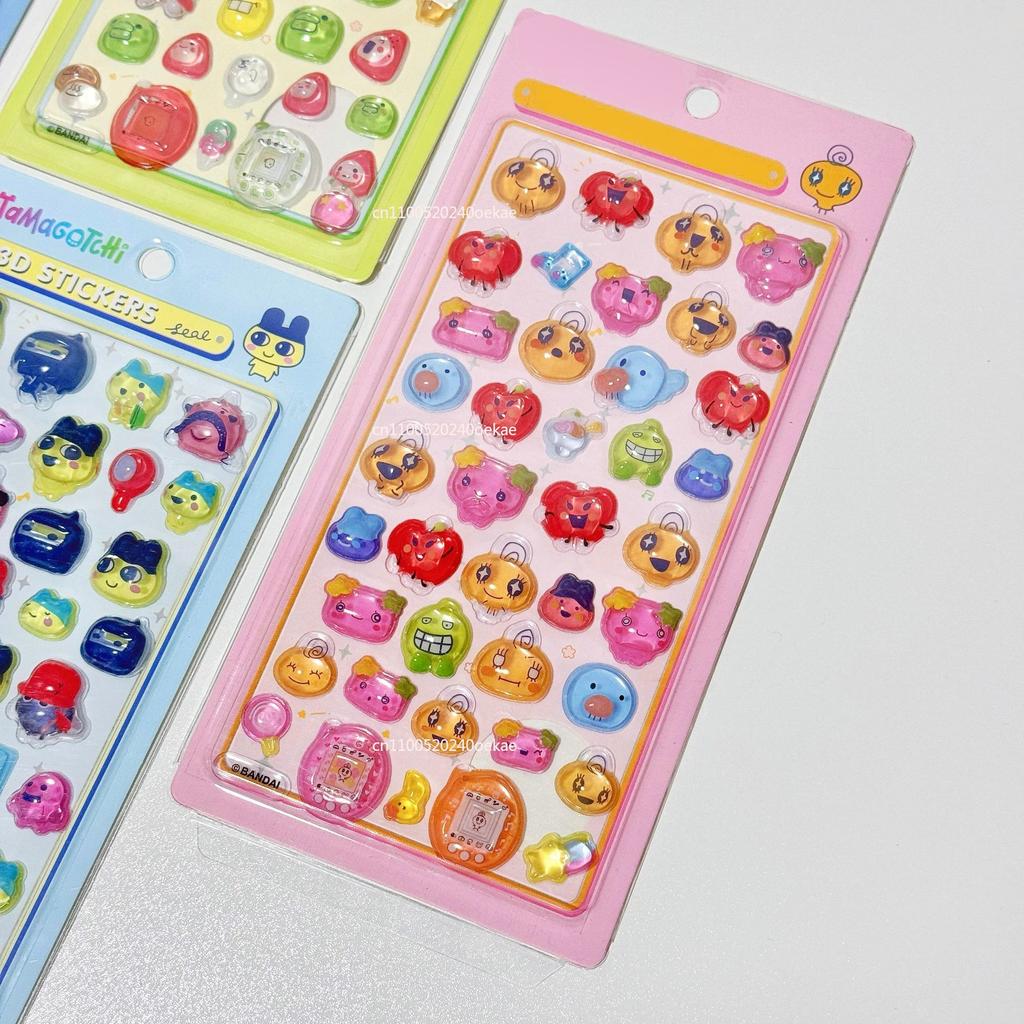 2026 Tamagotchi Stickers Cartoon Creative Peripheral Phone Case Transparent Sticker Hand Account Material Friend Birthday Gift
