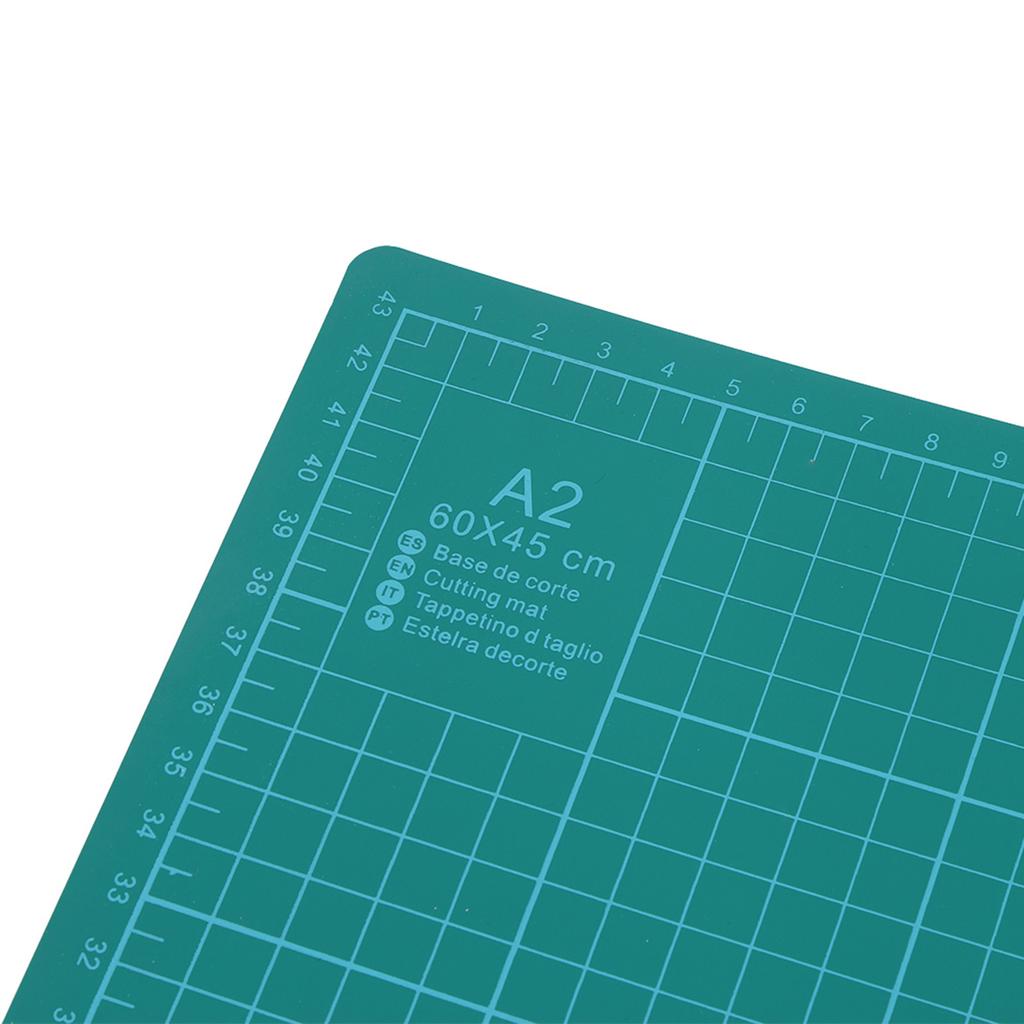 A2 Durable 5 Ply PVC Cutting Mat Cut Pad Board Self Healing Handmade DIY Carving Tool Green