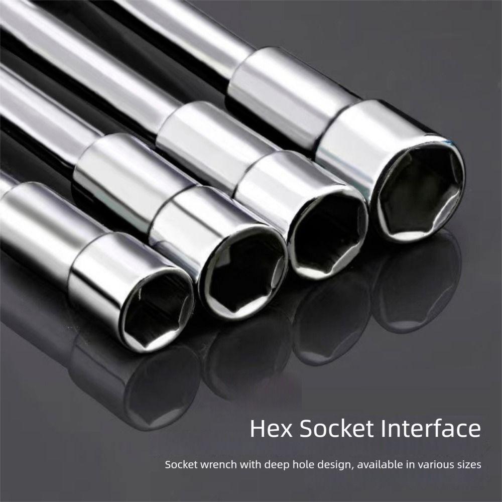 Chrome-vanadium Steel L-shaped Socket Wrench 6-19mm Hex Adapter Spanner Practical Hand Tool