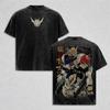 Vintage Washed Anime Tshirt  Heavy Cotton Japanese Manga Graphic Tee