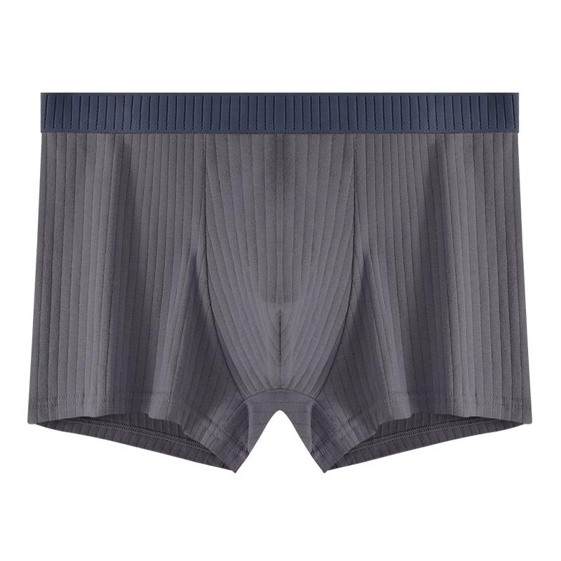 Men's Antibacterial Cotton Boxer Briefs - Trendy & Comfortable for Teens and Boys