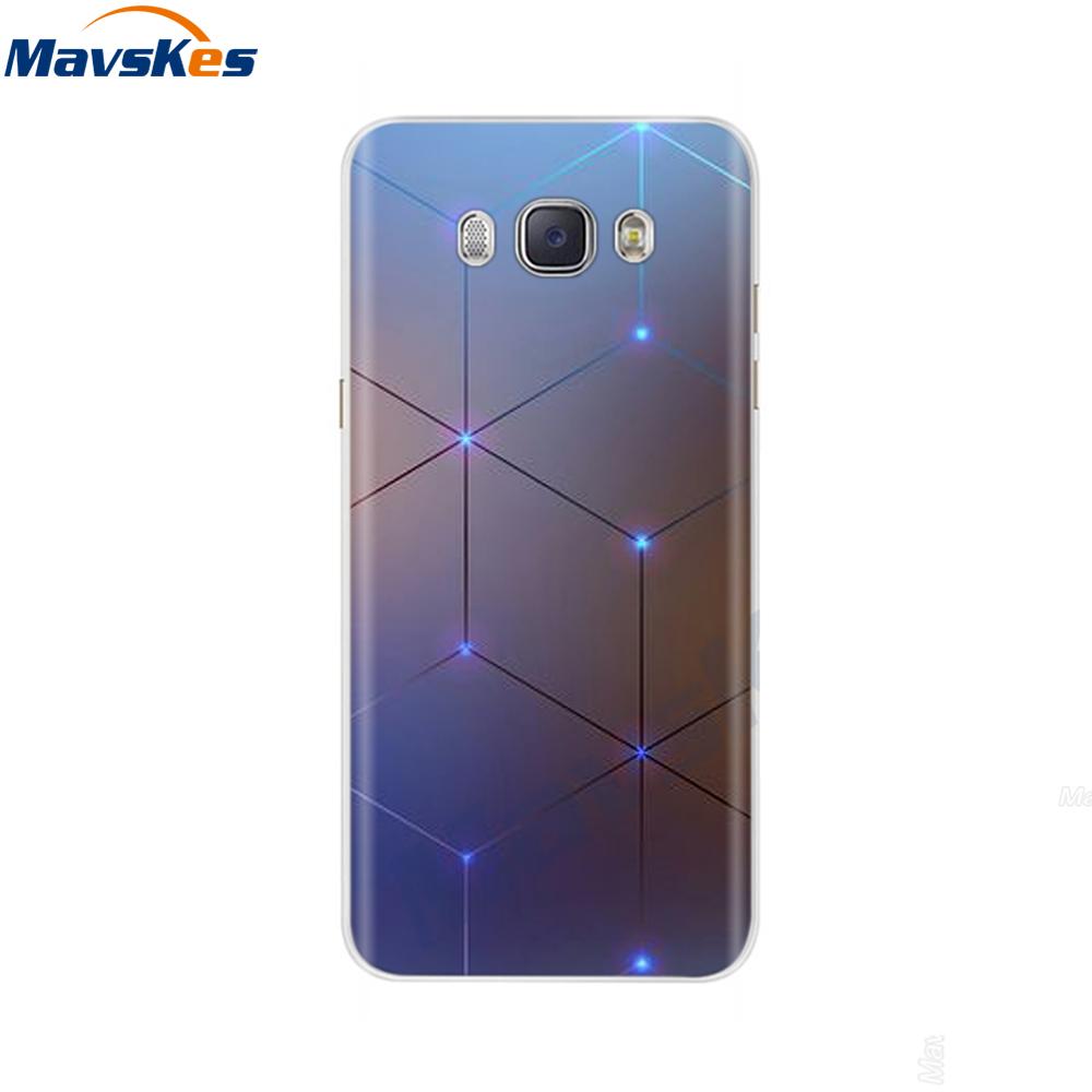 For Samsung J7 2016 Case Print Flower Soft Silicone Back Cover For Samsung J7 2016 TPU Phone Case For Samsung Galaxy J7 2016