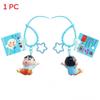 Crayon Swimming Shinchan Circle Superman Dress Up Summer Series Keychain Cartoon